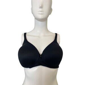 Soma Embraceable Wireless Bra 36D Black Lightly Padded